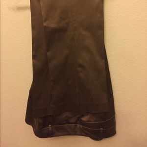 Bronze Satin Pants